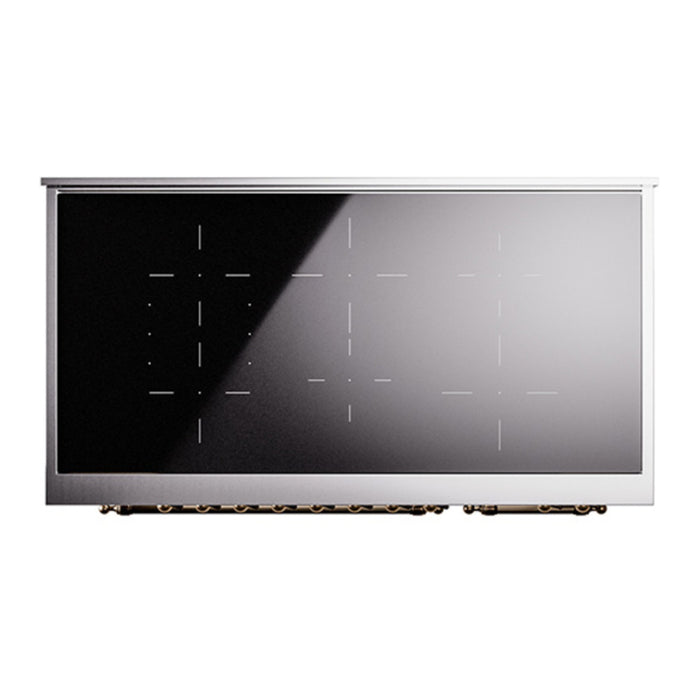 ILVE Nostalgie II 48" Electric Range with 6 Induction Elements Solid Door - UPI486QNMP