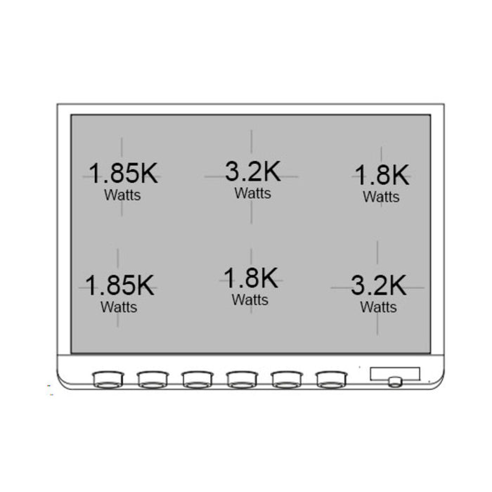 ILVE 36"Panoramagic Series Freestanding Electric Double Oven Range with 5 Elements, Triple Glass Cool Door, Convection Oven, TFT - UPMI09S3