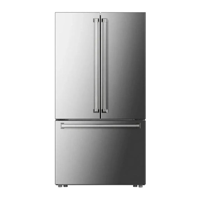 Verona VEBFD3620WIFS 36 inch French Door Counter-Depth Refrigerator with 20.2 cu. ft. Total Capacity, Internal Water Dispenser, Automatic Ice Maker in Stainless Steel