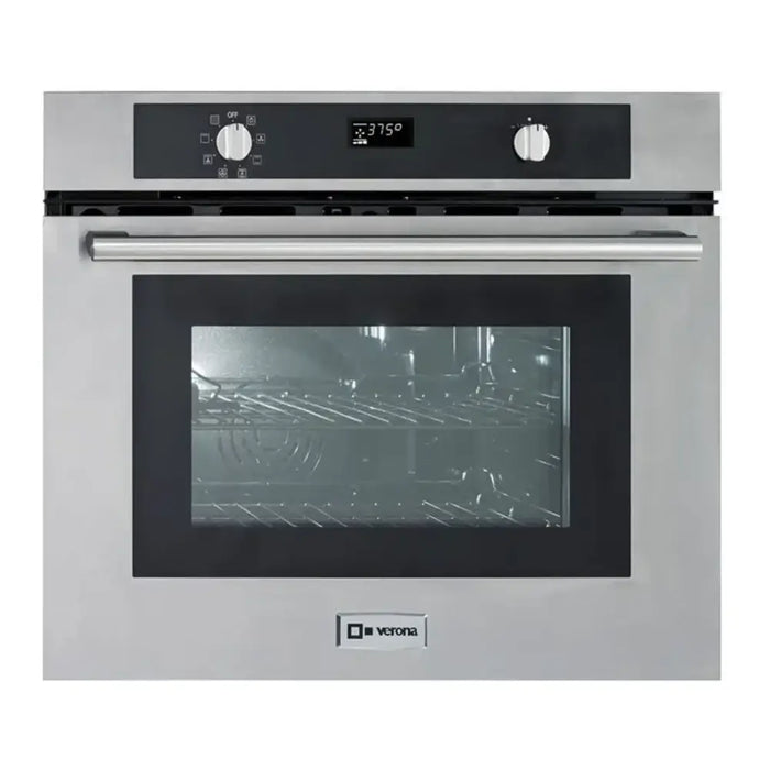 Verona VEBIEM3024NSS 30 inch Built-In Electric Single Wall Oven with 2.8 cu. ft. Capacity, Self Clean and True European Convection in Stainless Steel