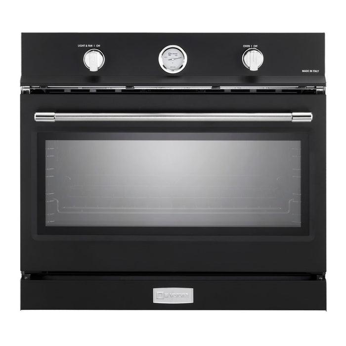 Verona VEBIG30N 30 inch Built-In Gas Single Wall Oven with 3.5 cu. ft. Capacity. Convection, Triple Pane Glass Door, Propane Conversion Kit Included