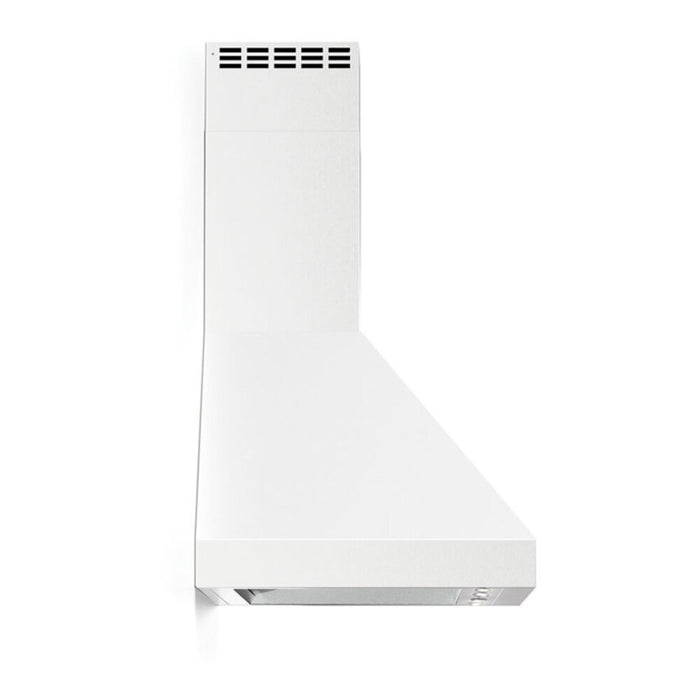Verona 36 Inch Designer Chimney Wall Range Hood with 600 CFM, 4 Fan Speeds