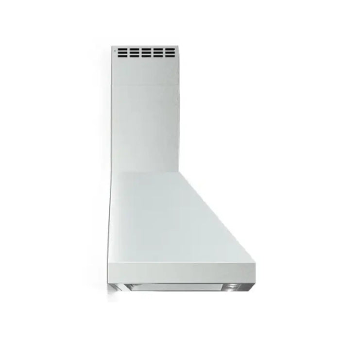 Verona VECHW48GSS 48 inch Designer Chimney Wall Hood with 1200 CFM, Stainless Steel Baffle Filters, LED Lighting in Stainless Steel