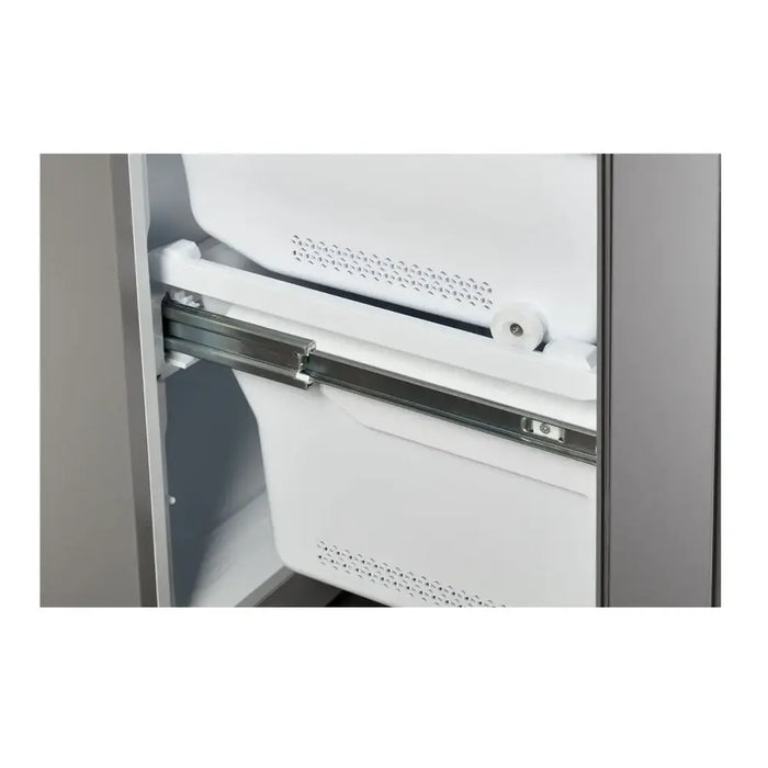 Verona VEFFD3316RISL 33 inch Freestanding French Door Refrigerator with 16.5 cu. ft. Capacity, Automatic Ice Maker, Recessed Handle
