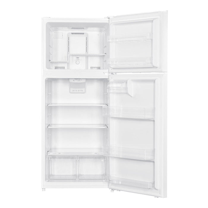 Verona VEFTF2817R 28 inch Top Freezer Refrigerator with 17.6 cu. ft. Total Capacity, Reversible Doors, Recessed Handle, Energy Star