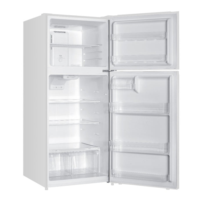 Verona VEFTF2817R 28 inch Top Freezer Refrigerator with 17.6 cu. ft. Total Capacity, Reversible Doors, Recessed Handle, Energy Star