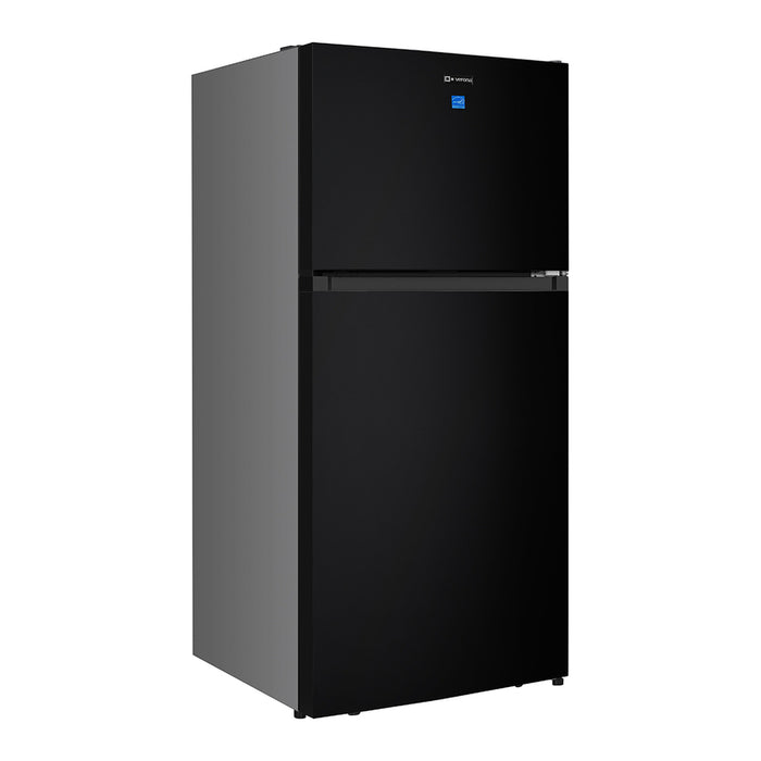 Verona VEFTF3018R 30 inch Top Freezer Refrigerator with 18.1 cu. ft. Total Capacity, LED Lighting, Reversible Doors, Gallon Door Storage, Recessed Handle, Energy Star
