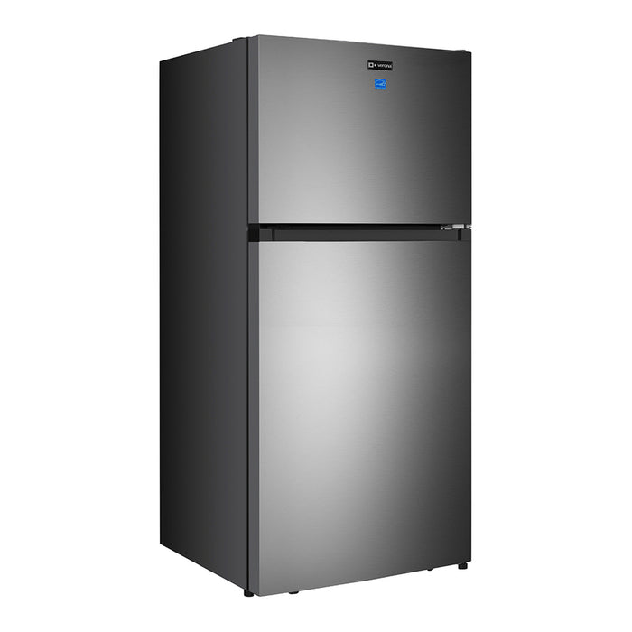 Verona VEFTF3018R 30 inch Top Freezer Refrigerator with 18.1 cu. ft. Total Capacity, LED Lighting, Reversible Doors, Gallon Door Storage, Recessed Handle, Energy Star