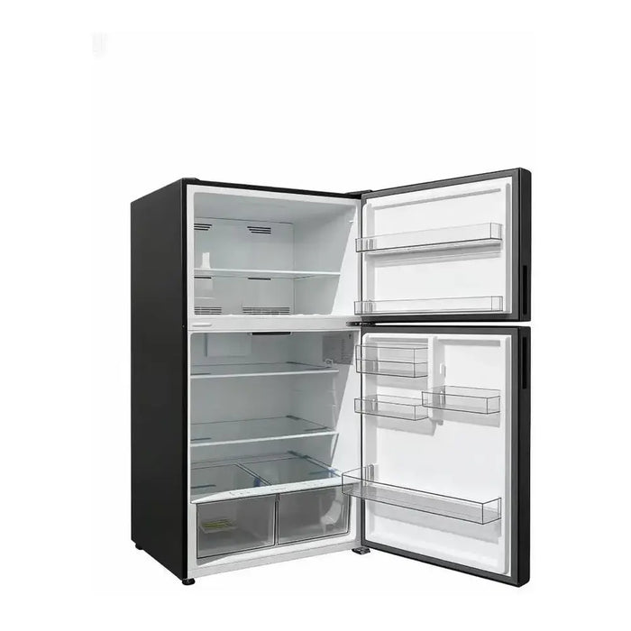 Verona VEFTF3324R 33 inch Freestanding Top Freezer Refrigerator with 24 cu. ft. Capacity, Recessed Handle