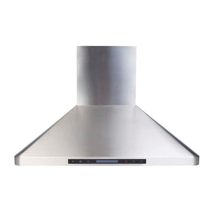 Verona VEHOOD36CH 36 inch Chimney Wall Hood with 600 CFM, Stainless Steel Baffle Filters, LED Lighting, Remote Controller in Stainless Steel