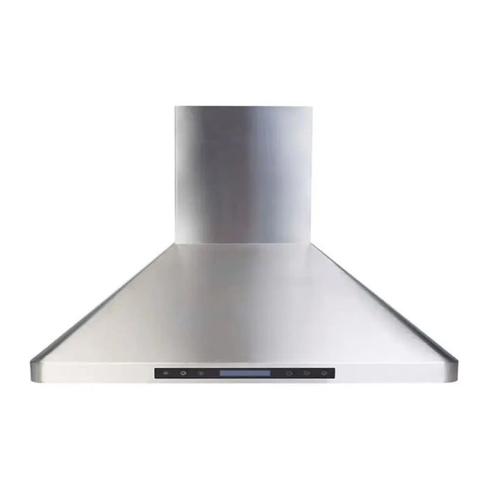Verona VEHOOD36CH 36 inch Chimney Wall Hood with 600 CFM, Stainless Steel Baffle Filters, LED Lighting, Remote Controller in Stainless Steel