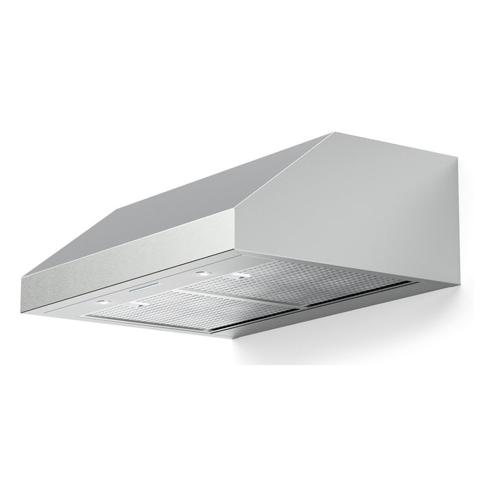 Verona VELP3010GSS 30 inch Designer Low Profile Under Cabinet Range Hood with 600 CFM, Stainless Steel Baffle Filters, LED Lighting in Stainless Steel