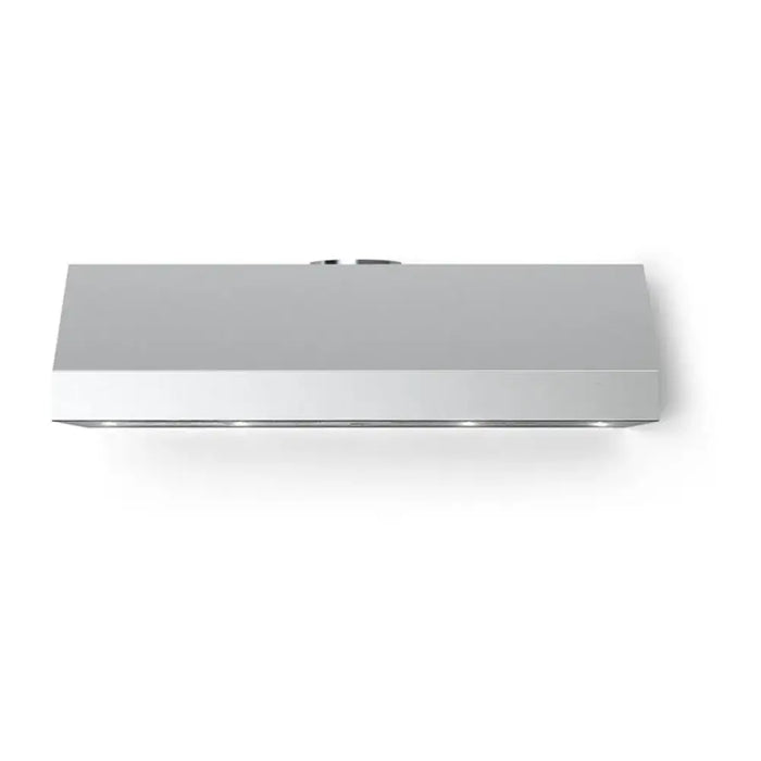 Verona VELP3010GSS 30 inch Designer Low Profile Under Cabinet Range Hood with 600 CFM, Stainless Steel Baffle Filters, LED Lighting in Stainless Steel
