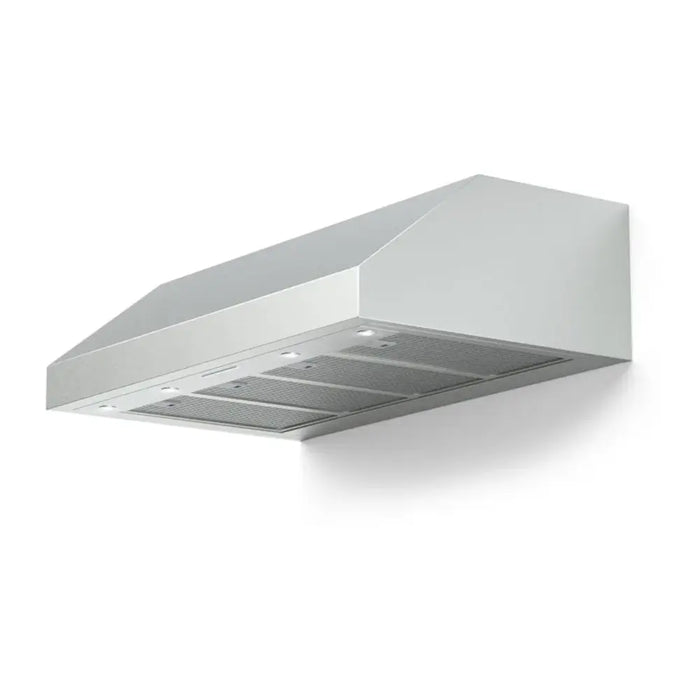 Verona VELP3010GSS 30 inch Designer Low Profile Under Cabinet Range Hood with 600 CFM, Stainless Steel Baffle Filters, LED Lighting in Stainless Steel