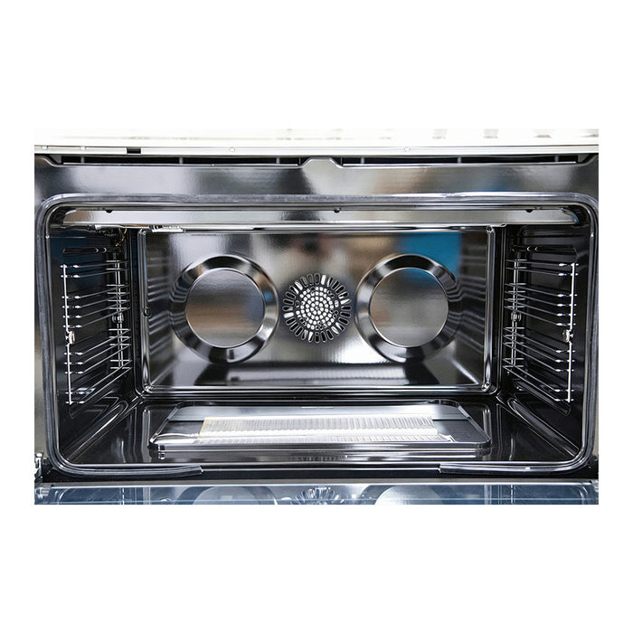 Verona VPRFSGG365SS 36 inch Prima Series Freestanding Gas Range with 5 Sealed Burners, 5 cu. ft. Oven Capacity, Temperature Gauge in Stainless Steel