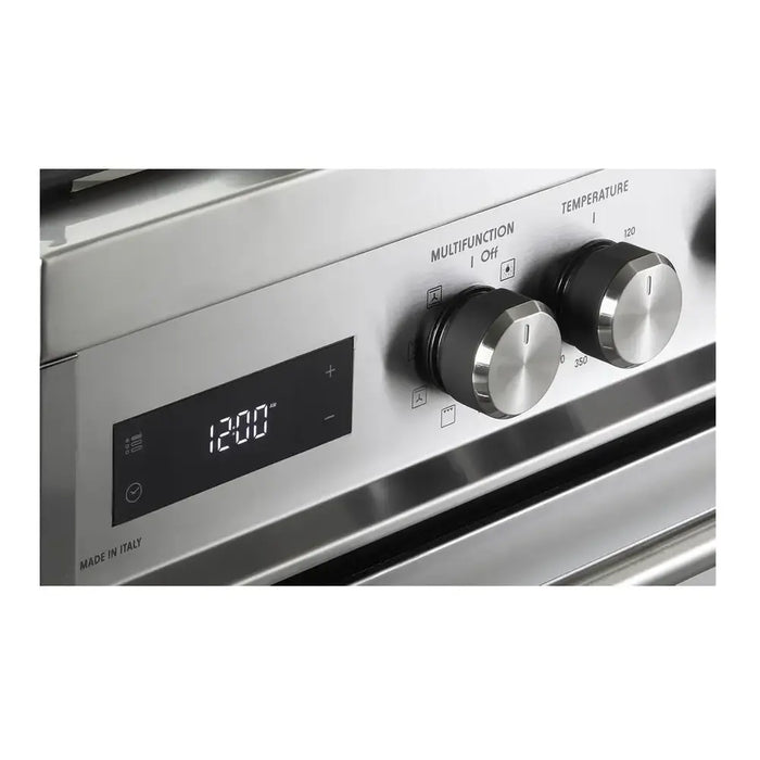 Verona VUFSGE365 36 inch Ultima Collection Freestanding Dual Fuel Range with 5 Sealed SABAF Brass Burners, 5 cu. ft. Oven Capacity