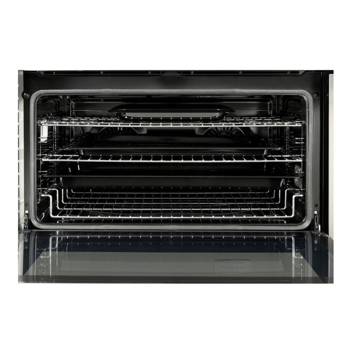 Verona VUFSGE486DSS 48 inch Ultima Collection Dual Fuel Range with 6 Brass Sealed Burners, 5.8 cu. ft. Oven Capacity, Digital Clock in Stainless Steel