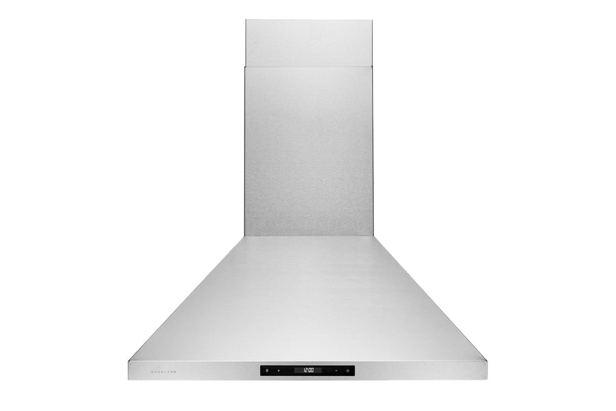 Hauslane | Wall Mount Touch Control Range Hood with Stainless Steel Filters in Stainless Steel (WM-538SS)