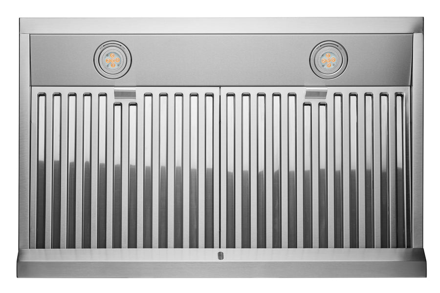 Hauslane | Wall Mount Touch Control Range Hood with Stainless Steel Filters in Stainless Steel (WM-538SS)