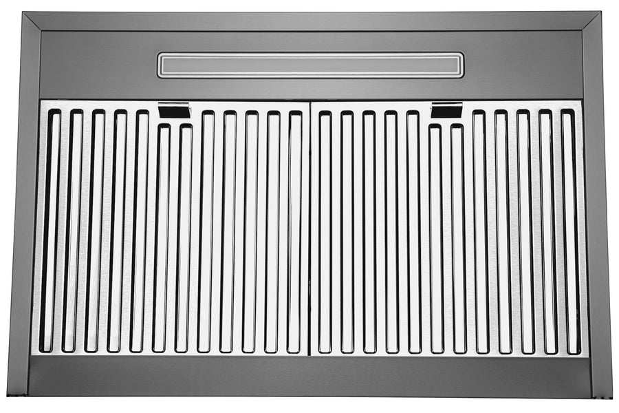 Hauslane | 30 Inch Wall Mount Range Hood with Stainless Steel Filters in Black Stainless Steel (WM-590BSS-30)