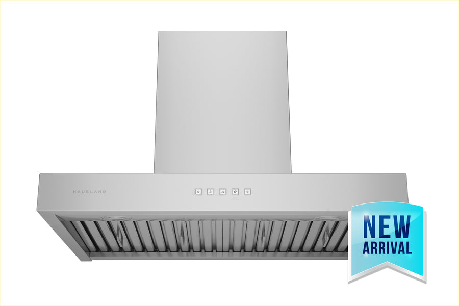 Hauslane | 30 Inch T-Shaped Design Wall Mount Convertible Range Hood with Pro-Style Design in Stainless Steel (WM-730SS-30)