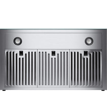 Hauslane Wall Mount Range Hood – T-Shaped Design with Touch Control and Stainless Steel Filters in Silver