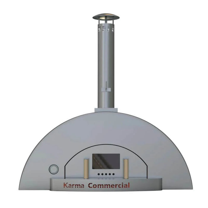 WPPO Karma 55 Commercial Wood Fired Pizza Oven Stainless Steel