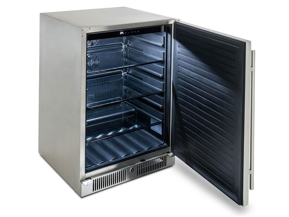 Blaze Golden Hour 10-Ft Outdoor Kitchen Island with 40-Inch Premium LTE+ Gas Grill, Refrigerator & Sink