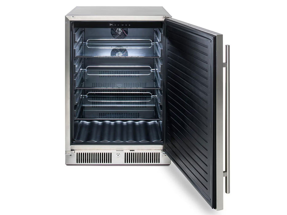 Blaze Golden Hour 10-Ft Outdoor Kitchen Island with 40-Inch Premium LTE+ Gas Grill, Refrigerator & Sink