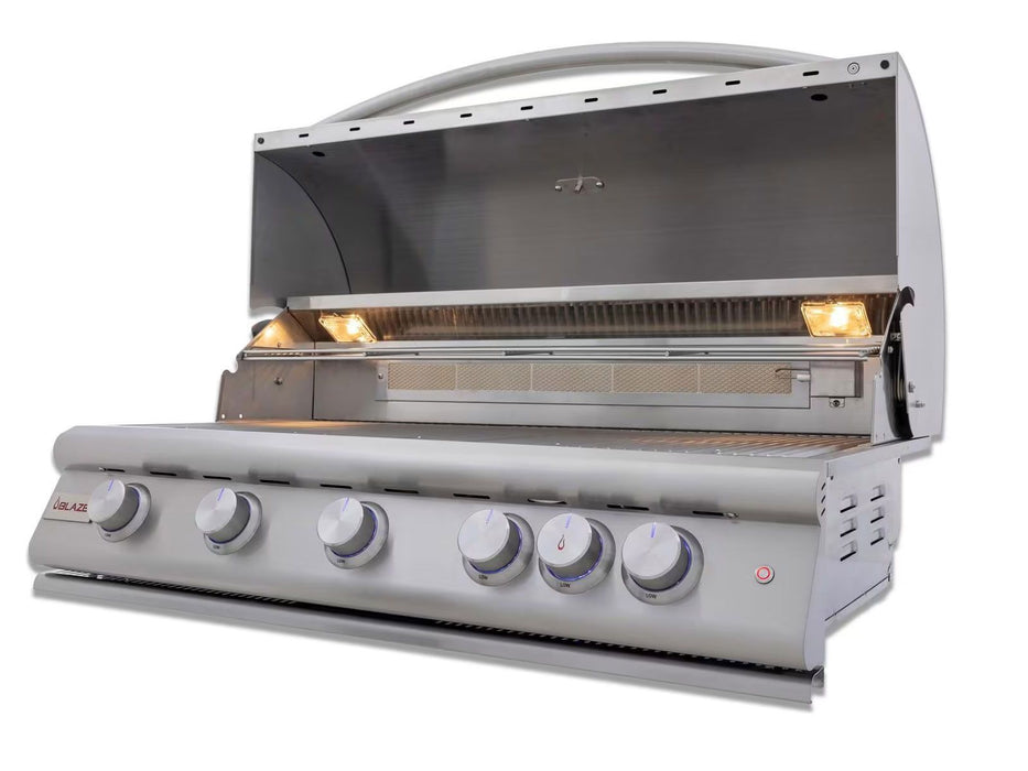 Blaze Sunrise 8-Ft Outdoor Kitchen Island with 40-Inch Premium LTE+ Gas Grill