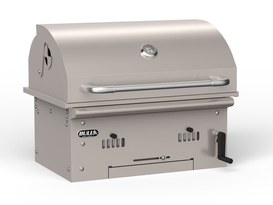 Bull Bison Premium 30-Inch Built-In Charcoal Grill