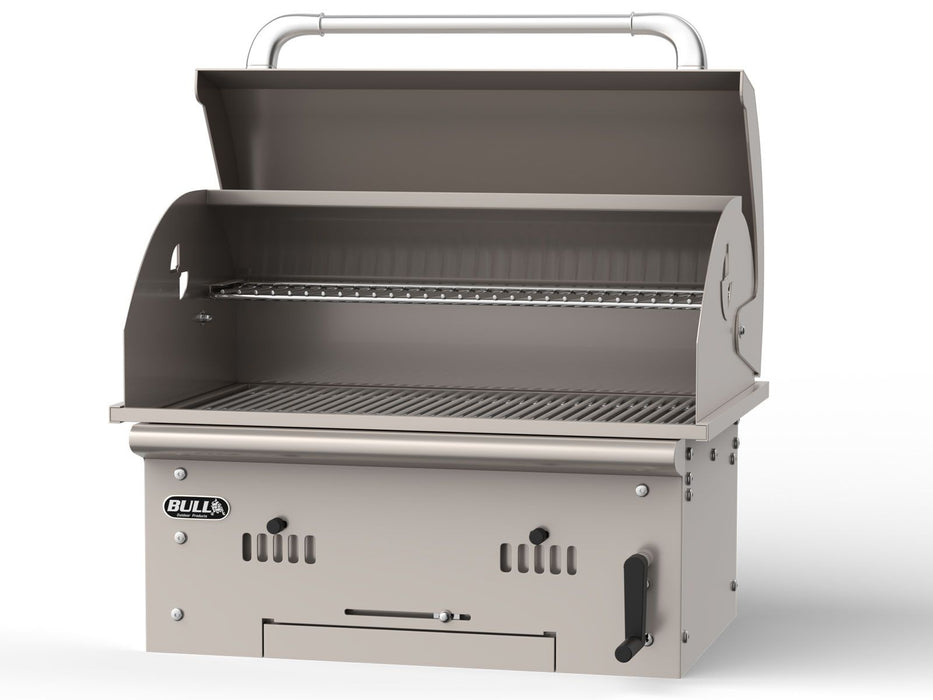 Bull Bison Premium 30-Inch Built-In Charcoal Grill