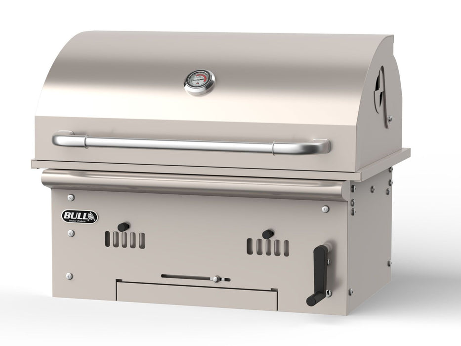 Bull Bison Premium 30-Inch Built-In Charcoal Grill