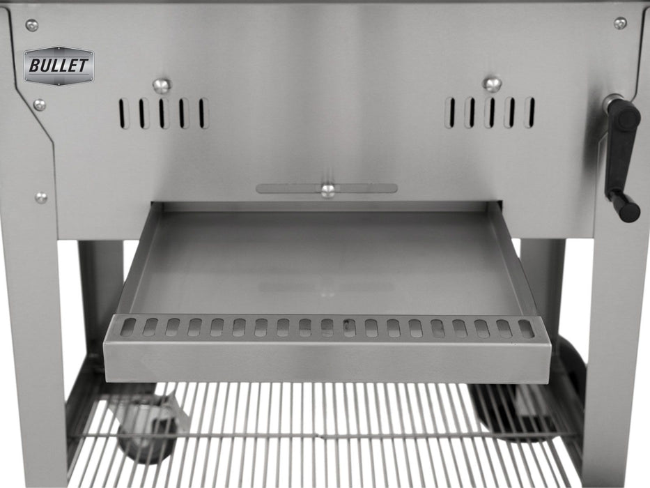 Bull Bison Premium 30-Inch Built-In Charcoal Grill