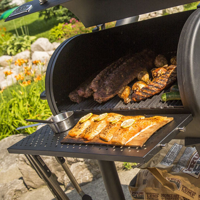 Broil King Regal Charcoal Offset 500 Freestanding Grill Smoker with 955 sq. in. Total Cooking Surface - BK958050