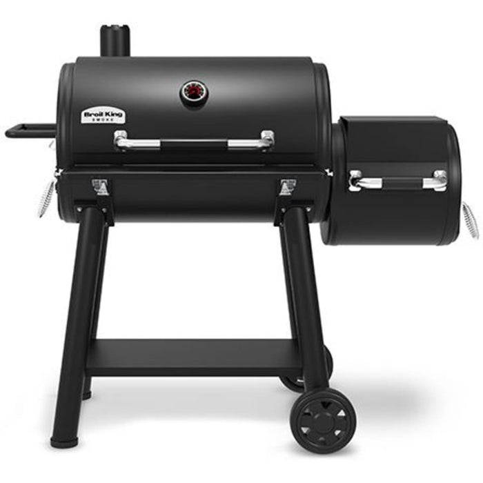 Broil King Regal Charcoal Offset 500 Freestanding Grill Smoker with 955 sq. in. Total Cooking Surface - BK958050