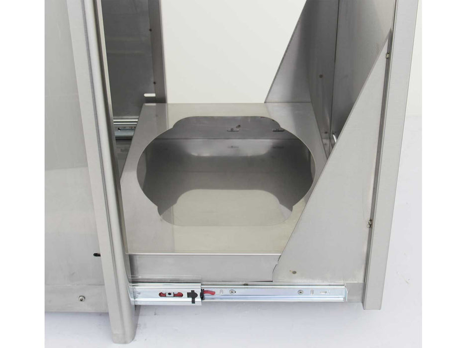 Blaze 20-Inch Stainless Steel Roll-Out Trash / Propane Tank Drawer
