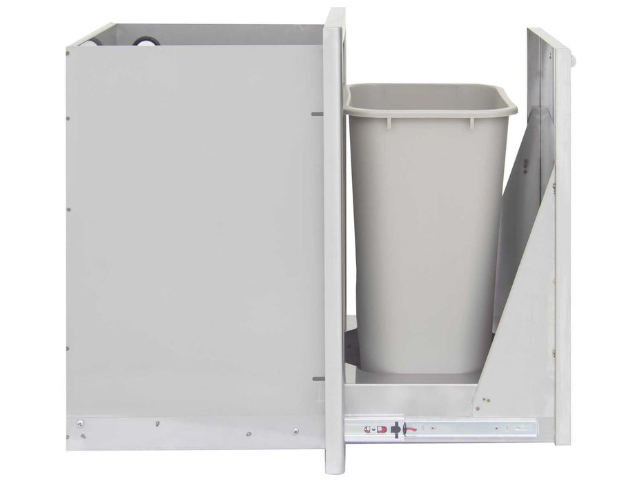 Blaze 20-Inch Stainless Steel Roll-Out Trash / Propane Tank Drawer