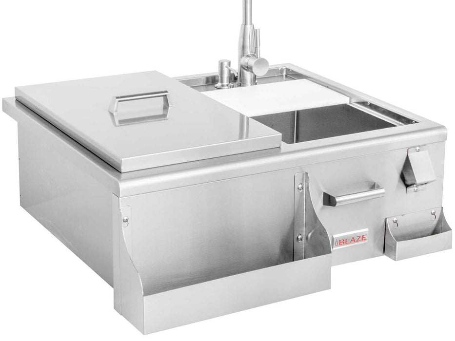 Blaze 30-Inch Beverage Center With Sink & Ice Bin Cooler