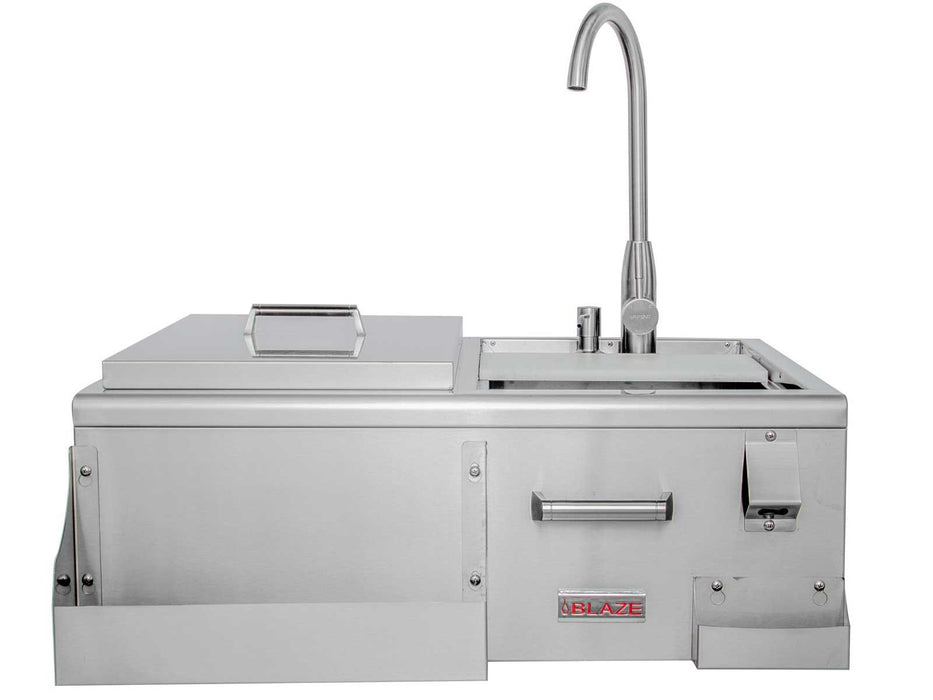 Blaze 30-Inch Beverage Center With Sink & Ice Bin Cooler