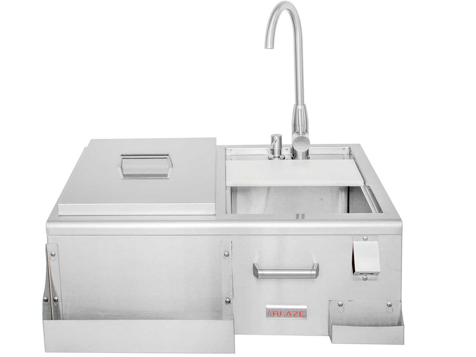 Blaze 30-Inch Beverage Center With Sink & Ice Bin Cooler