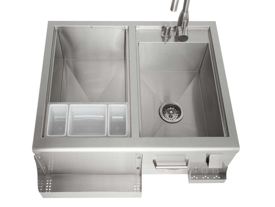 Blaze 30-Inch Beverage Center With Sink & Ice Bin Cooler