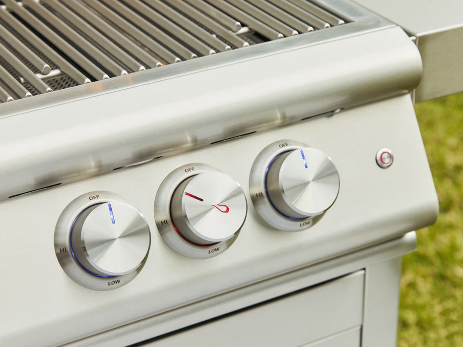 Blaze Premium LTE+ 40-Inch 5-Burner Built-In Gas Grill With Rear Infrared Burner & Lift-Assist Hood