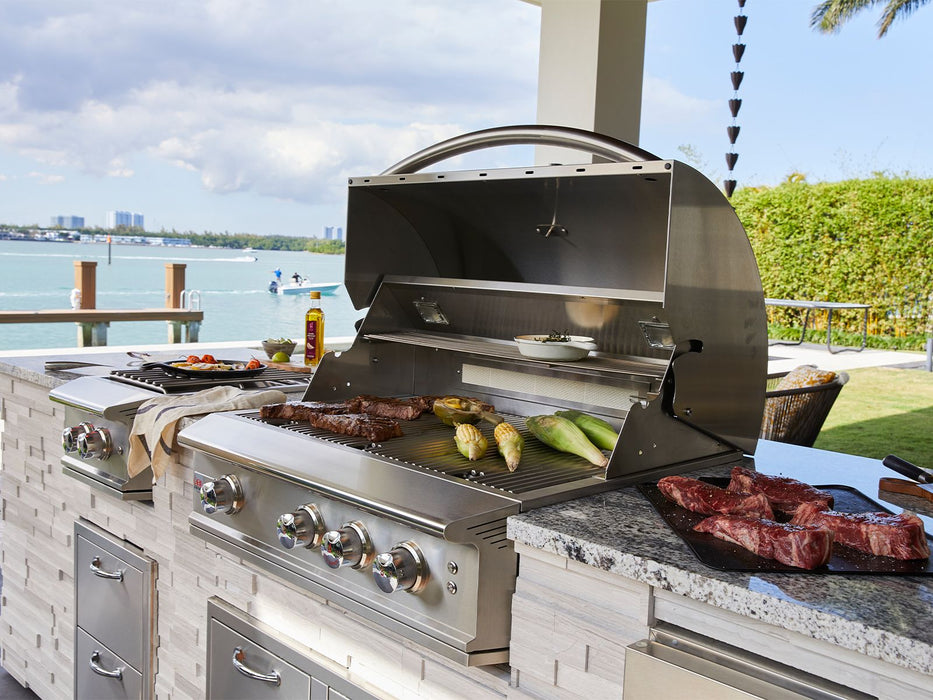 Blaze Professional LUX 34-Inch 3-Burner Built-In Gas Grill With Rear Infrared Burner