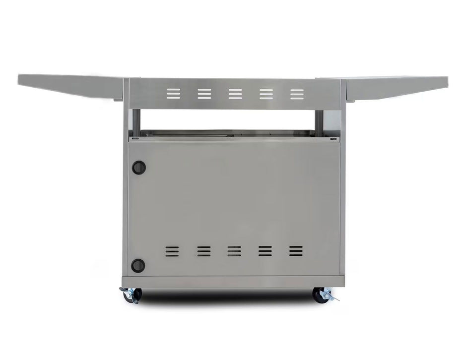 Blaze Grill Cart for Professional LUX 3-Burner Gas Grill with LED Lighting and Soft Close