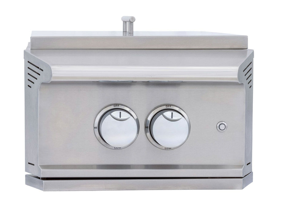 Blaze LTE PRO Built-In Gas High Performance Power Burner W/ Wok Ring & Stainless Steel Lid
