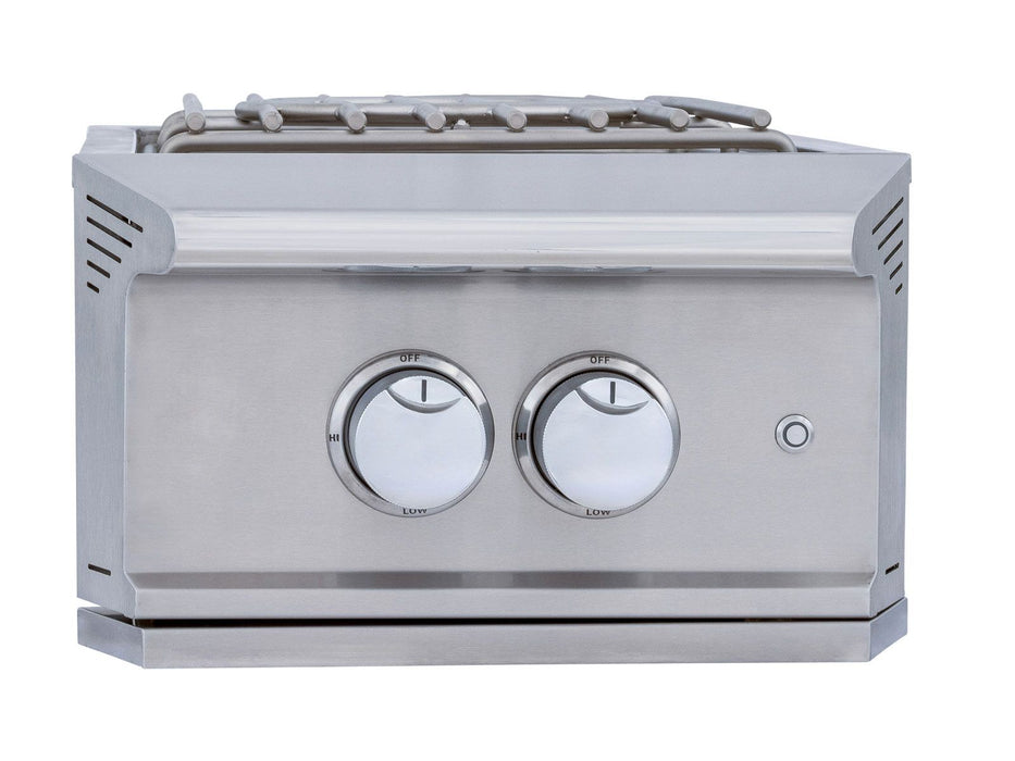 Blaze LTE PRO Built-In Gas High Performance Power Burner W/ Wok Ring & Stainless Steel Lid
