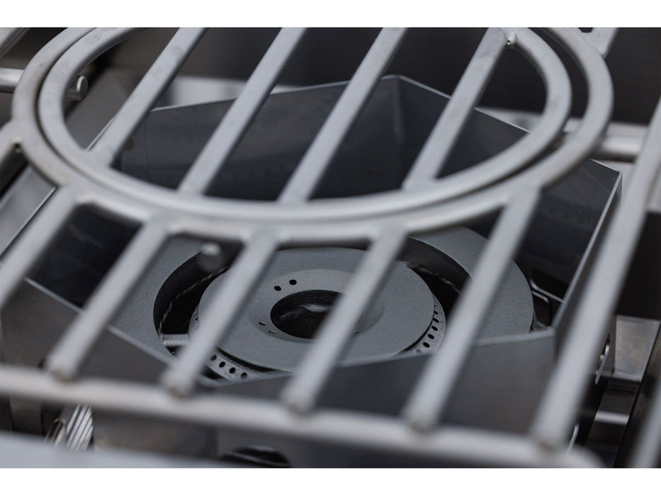 Blaze LTE PRO Built-In Gas High Performance Power Burner W/ Wok Ring & Stainless Steel Lid
