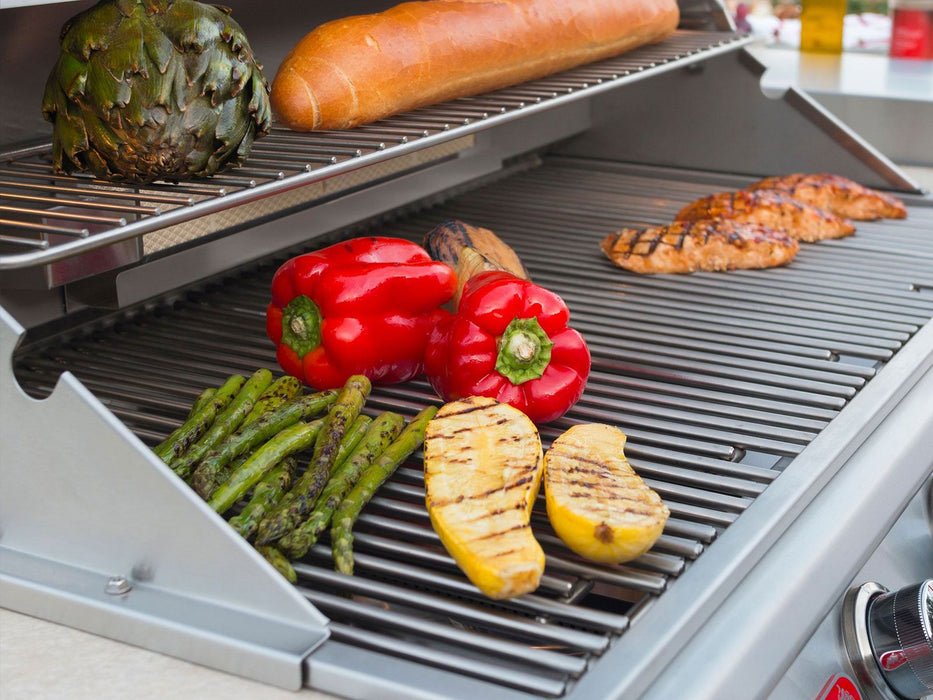 Bull Brahma 38-Inch 5-Burner Built-In Gas Grill With Rear Infrared Burner & Rotisserie Kit