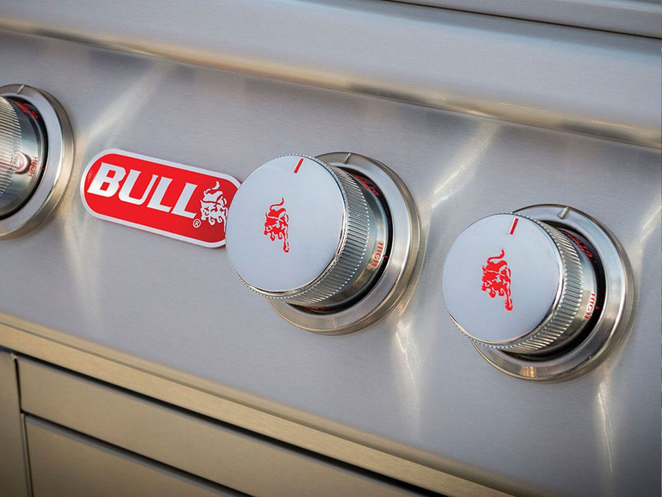 Bull Brahma 38-Inch 5-Burner Built-In Gas Grill With Rear Infrared Burner & Rotisserie Kit